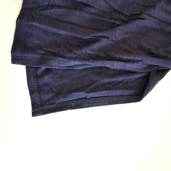 Dolan Left Coast slip dress pullover side slit belted comfortable stretch blue M - Picture 4 of 5